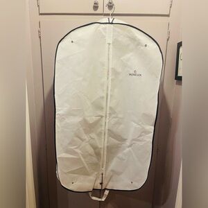 Moncler bundle - new garment bag, hanger and extra large shopping bag